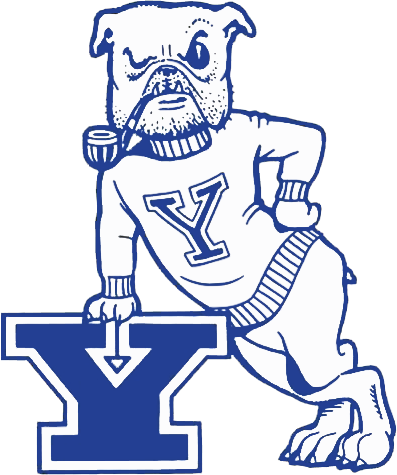 Yale Bulldogs 1972-1995 Primary Logo diy DTF decal sticker